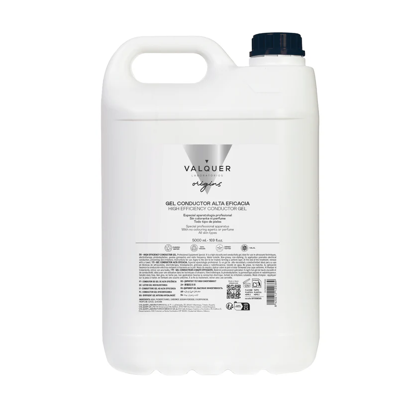 VALQUER GEL CONDUCTOR FACIAL Y CORPORAL 5000 ML