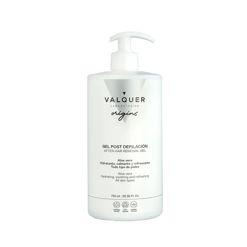 VALQUER GEL POSTDEPILACIÓN CON ALOE VERA 750 ML
