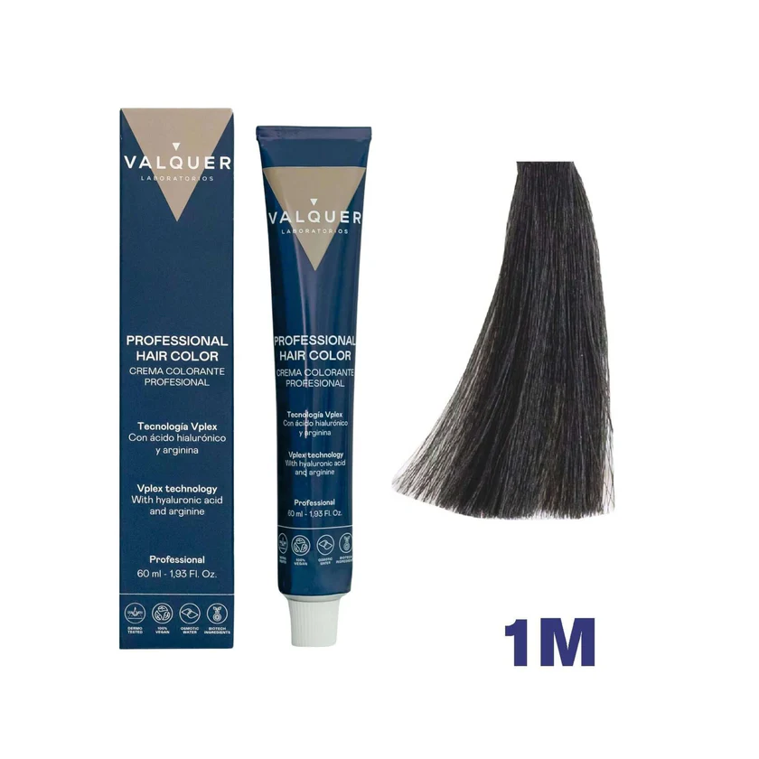 VALQUER 1.M NEGRO METALICO TINTE 60 ML