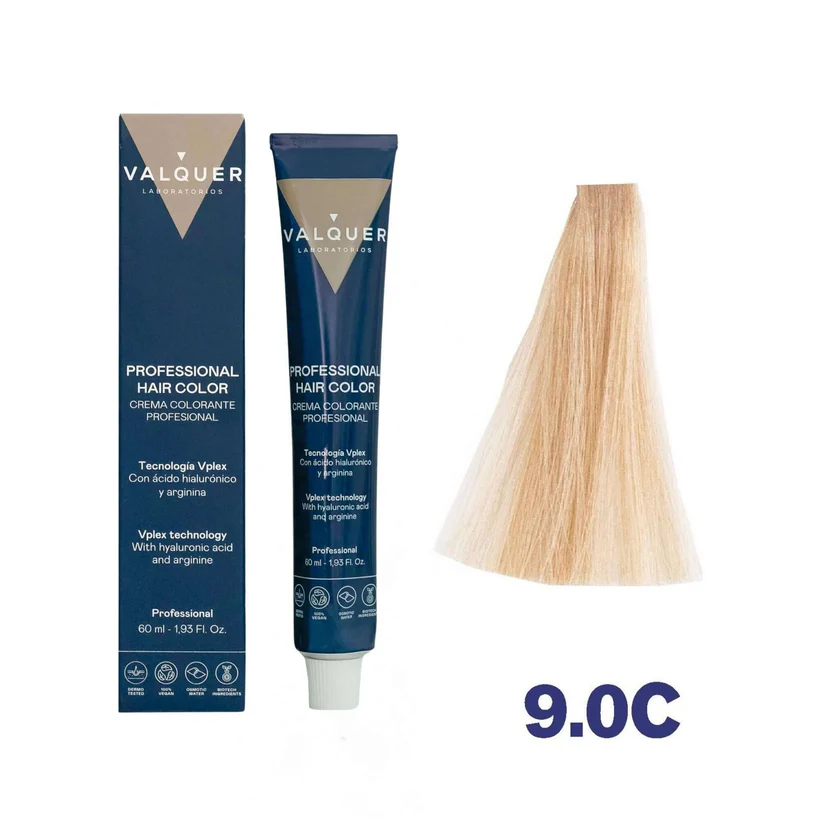VALQUER 9.0C RUBIO MUY CLARO FRÍO TINTE 60 ML