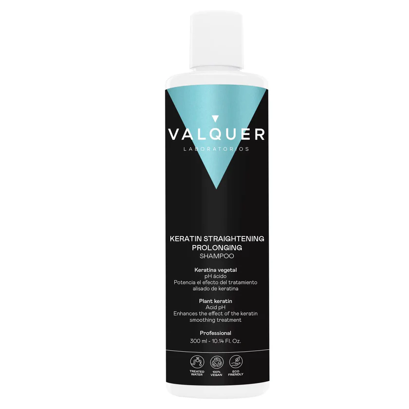 VALQUER CHAMPU ALARGADOR ALISADO KERATINA 300ML