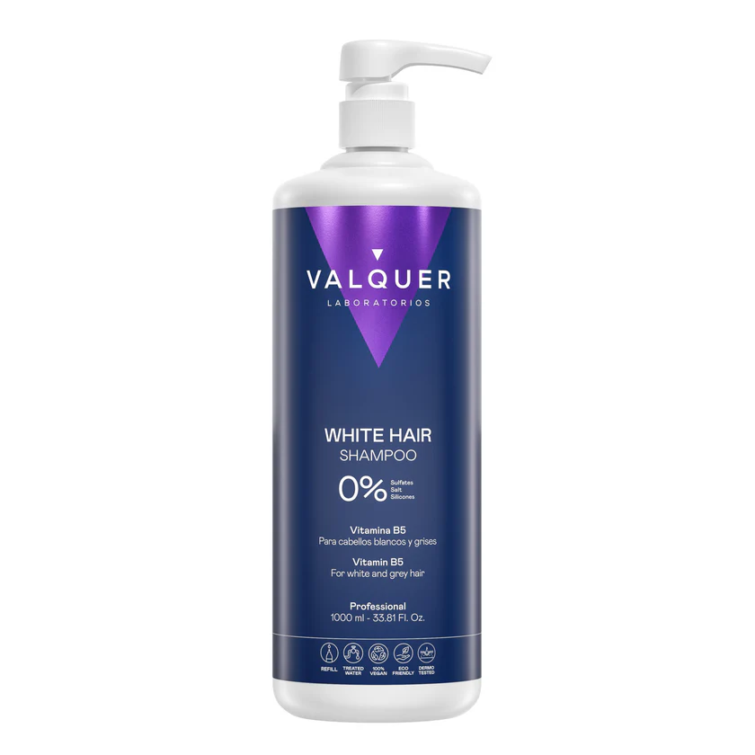 VALQUER CHAMPU CABELLOS BLANCOS Y GRISES 1000 ML