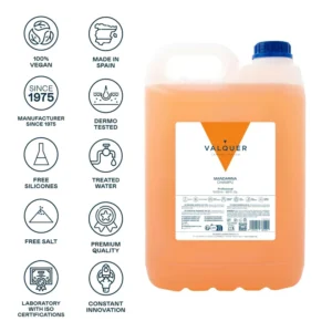 VALQUER CHAMPU MANDARINA SIN SAL 5000 ML