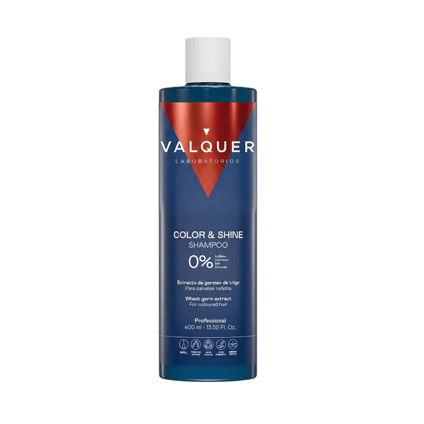 VALQUER CHAMPU POTENCIADOR COLOR Y BRILLO 400 ML