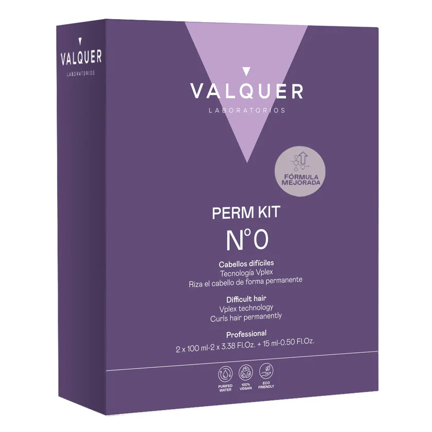 VALQUER KIT PARA PERMANENTE Nº 0 (DIFICILES) 100+100+10 ML
