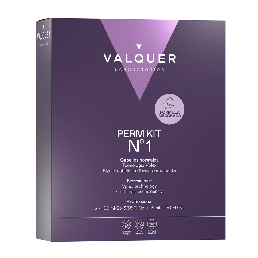 VALQUER KIT PARA PERMANENTE Nº 1 (NORMALES) 100+100+10 ML