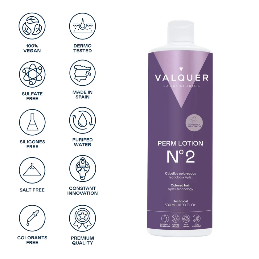 VALQUER LIQUIDO PARA PERMANENTE Nº 2 (COLOREADOS) 500 ML