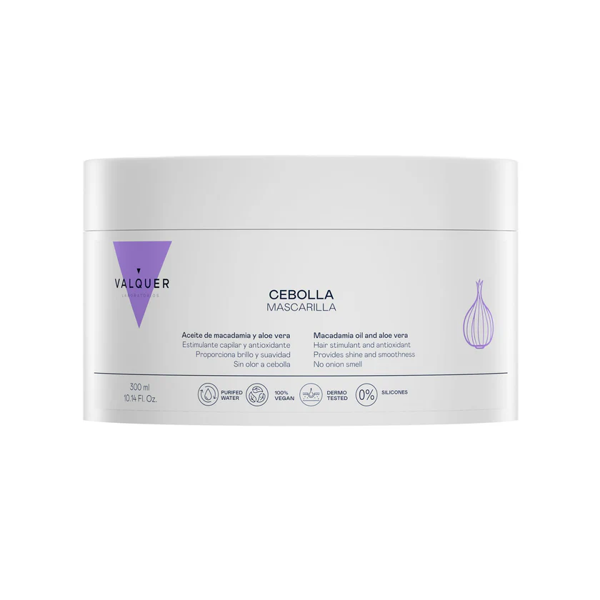 VALQUER MASCARILLA CAPILAR DE CEBOLLA DE 300 ML