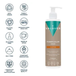 VALQUER MASCARILLA POWER COLOR COBRE 275 ML