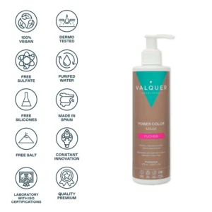 VALQUER MASCARILLA POWER COLOR FUCSIA 275 ML