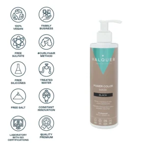 VALQUER MASCARILLA POWER COLOR NEGRO 275 ML