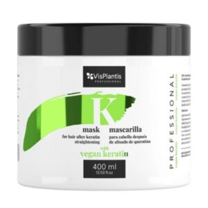 MASCARILLA CABELLO DESPUES POST ALISADO VEGAN KERATIN 400ML VIS PLANTIS