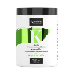 MASCARILLA CABELLO DESPUES  POST ALISADO VEGAN KERATIN 1000ML VIS PLANTIS