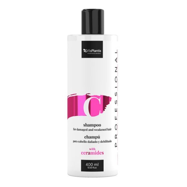 CHAMPU CABELLO DAÑADO CON CERAMIDAS 400ML VIS PLANTIS