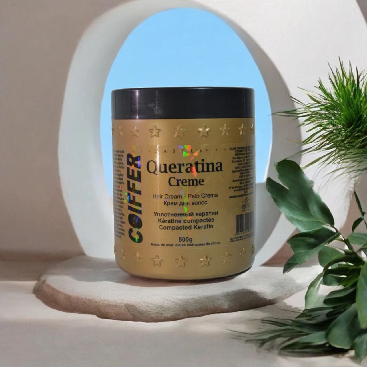CREMA DE QUERATINA REPARADORA COIFFER 500G