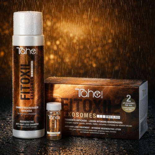 PACK ANTICAIDA EXOSOMAS FITOXIL CHAMPU + AMPOLLAS TAHE