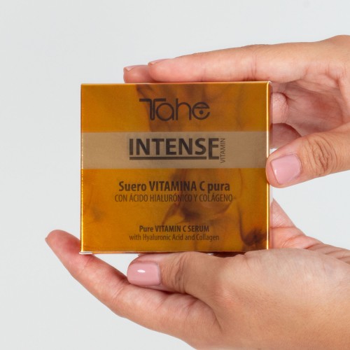 SUERO FACIAL VITAMINA C PURA ACIDO HIALUROICO COLAGENO INTENSE TAHE 5X2ML