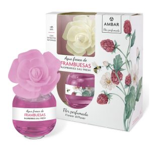 AMBAR FLOR PERFUMADA FRAMBUESAS