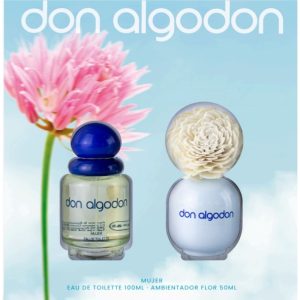 DON ALGODÓN PERFUME MUJER+AMBIENTADOR FLOR 50ML