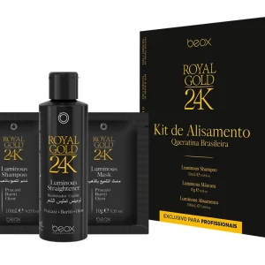 ROYAL GOLD 24K KIT ALISAMIENTO QUERATINA BRASIEÑA